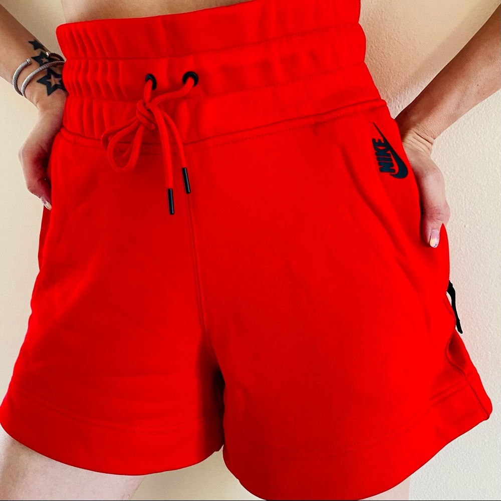 New Nike lab  Collection red  Casual Fleece Shorts